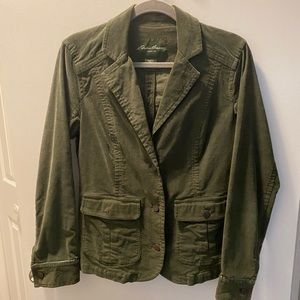 Green Corduroy Blazer